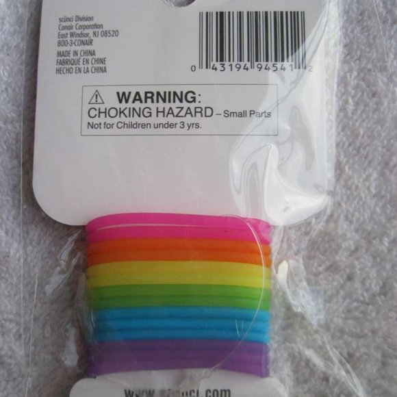 14 Scunci Girl No Slip Grip Slide Proof Hold Stay Elastics Ponytailer Hair Bands - Picture 4 of 6